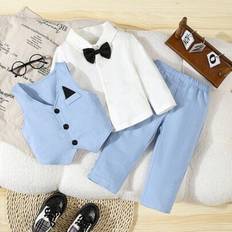 6-9M Suits Children's Clothing Shein Formal Gentleman Outfit For Baby Boy - Old