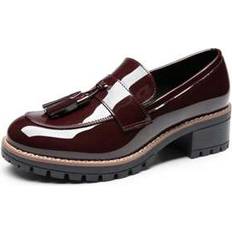 Penny loafers Shein Women's Loafers Slip On Platform Chunky Penny Heeled Dressy Work Business Casual Loafers - Business