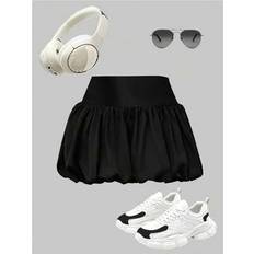 Black Skirts Shein Ballerina Bubble Skirt - Black