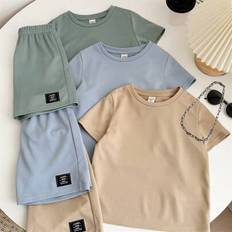 Shein Kids Summer Clothes Set - Metal Chain