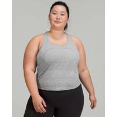 Lululemon Swiftly Tech Tanktop mit Racerback 2.0 Taillenlänge - Slate/White