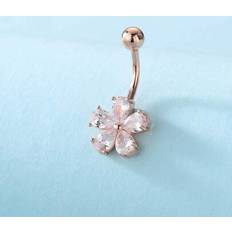 Piercings Shein Cute Teardrop Flower Navel Piercing