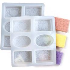 White Casting Shein Silicone Soap Mold 1pc