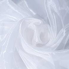 Shein Transparent Organza Fabric 1pc Fabrics White