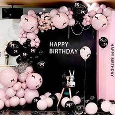 Black Balloon Arches Shein Balloon Arch Set 85pcs Black Pink 18 Inch 10 Inch 5 Inch