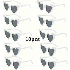 Shein Stylish Heart-Shaped Eyeglasses 10 Pairs