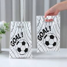 Shein Football Theme Plastic Tote Bags 10/25/50 Pcs