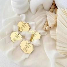 Gift Tags Shein Gold Custom Acrylic Mirror Tags