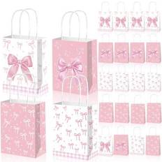 Shein Pink Bow Theme Party Decoration Gift Bags 12pcs