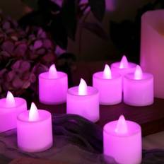 LED Candles on sale Shein 6 Pcs Flameless Tea Lights LED Candle