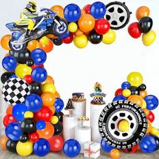 Black Balloon Arches Shein Motorcycle Themed Balloon Arch Garland Kit 106pcs