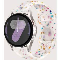 Shein Breathable Soft Silicone Sport Bands Compatible With Samsung Galaxy Watch Band 40mm 44mm 5 Pro 45mm 4 Class