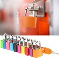 Shein 10 Pcs Color Plastic Shell Lock Padlock
