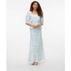 Blomstrede - Lange nederdele Vero Moda Vmsomya Hw Long Skirt - White