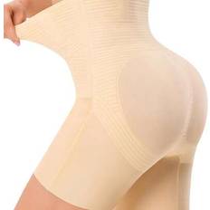 Elastane/Lycra/Spandex Girdles Shein Women Tummy Control Knickers High Waisted Body Shaper Shapewear Shorts - Butt