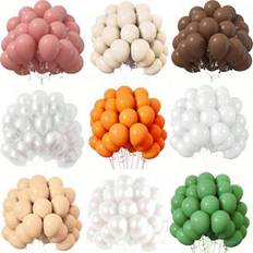 Yellow Latex Balloons Shein 5 Inch Vintage Style Matte Color Latex Balloons Set