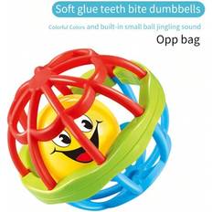 Rattles Shein Infant Soft Rubber Ball Rattle Hand Grip Stick
