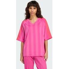 Adidas Pink T-shirts adidas Loose Linear T-Shirt - Semi Lucid Fuchsia