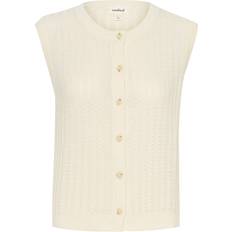 Soaked in Luxury Susanna Buttoned Knit Top - Whisper White