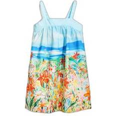 Desigual Girl's Dress Sky - Bleu