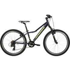 Kross Barncyklar Kross Barncykel Hexagon Jr 1.0 Navy Blue Yellow 24 Barncykel