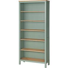 Tall / Furu Bokhyllor IKEA HEMNES Gray Green/Tinted Light Brown Bokhylla 197cm