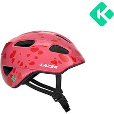 Cykeltillbehör Lazer Nutz 2.0 KinetiCore Barnhjälm Med Grönt Spänne