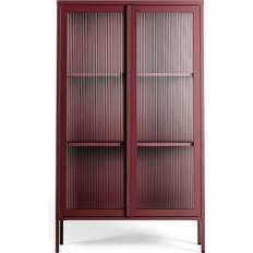 Bordeaux garderobeskab Department Store Skab 90 x 150 cm Bordeaux Vitrineskab