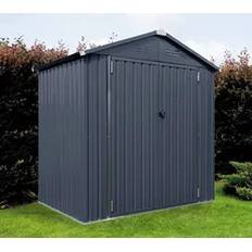 Stahl Gerätehaus Minor 64 119x183x196 cm Anthrazit