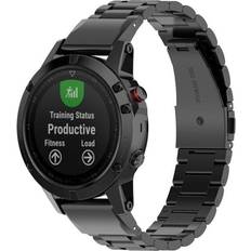 Garmin Stål Klockarmband Garmin Fenix 8 47mm Stilrent Länkarmband i Metall