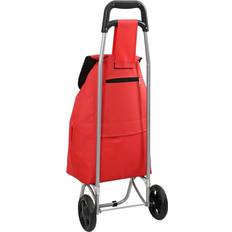 VidaXL Shoppingvagnar vidaXL Shoppingvagn Med Hjul - Röd