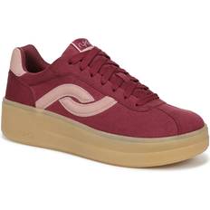 Ryka Viv Max Lace Up Sneakers Arch Support - Berry Red
