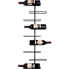 Vinikea Walter Black Wine Rack 32x88.5cm