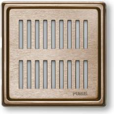 Purus Golvsil Square Rib Brons 154 x 154 mm