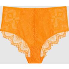 Lace Highwaist Briefs - Apricot