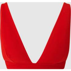 Understatement Plunge Bikini Top Papaya