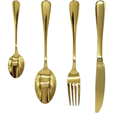 Symple Stuff Harrod Gold Cutlery Set 16pcs