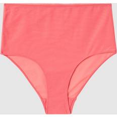 Mesh Highwaist Briefs - Coral