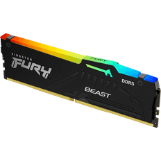 Kingston fury beast ddr5 6000 cl30 Kingston Fury Beast RGB Black DDR5 6000MHz 16GB ECC (KF560C30BBA-16)