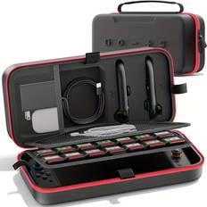 Temu For Switch 2 Storage Bag Handle Charger Organizer