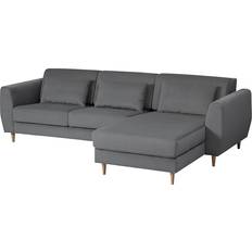 IKEA SLATORP Hakebo Dark Grey Sofa 256cm 2Stk. 3-Sitzer