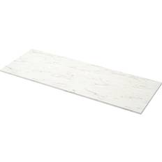 Bordplade laminat hvid IKEA Ekbacken Hvid Marmormønstret Laminat 186 x 2.8 cm Bordplade