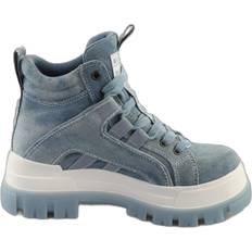 Blue Lace Boots Buffalo Aspha NC Mid - Blue/Silver