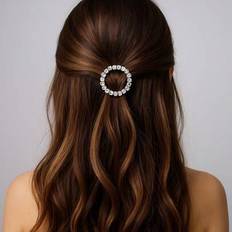 Hair Pins on sale Shein Circular Diamond-Filled Hairpin Suitable For Women