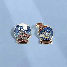 Shein Punk Magic Castle Enamel Pins Cartoon Backpack - Lapel Badge