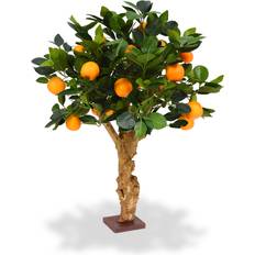 Orange Konstgjorda växter Green4Ever Orange tree Bonsai Orange/Green Konstgjord växt