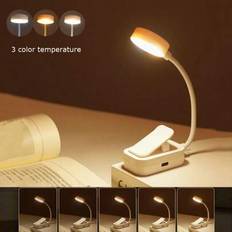Shein Mini 4 LED Rechargeable Clip Book Light Table Lamp