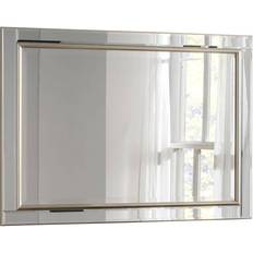 Yearn Mirrors Abbate Venetian Bevelled Accent Silver Wall Mirror 66.4x91.4cm