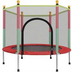 Trampolines Shein 5 Ft Trampoline With Safety Net Cover