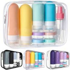 Travel Bottles Shein 17 Pcs Silicone Travel Bottles Set